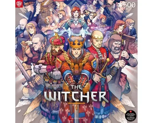 Пазл GoodLoot The Witcher Northern Realms 500 елементів (5908305246756)