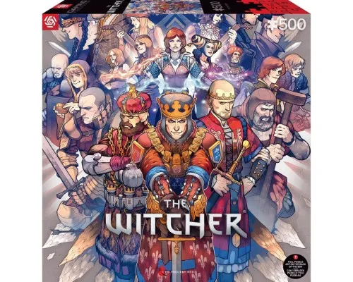 Пазл GoodLoot The Witcher Northern Realms 500 елементів (5908305246756)