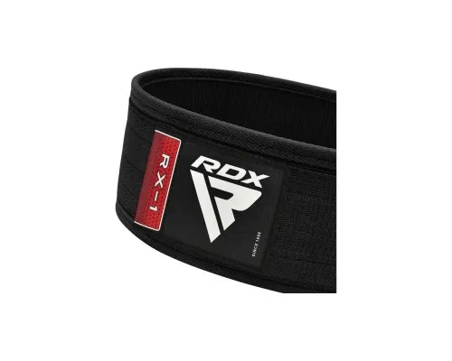 Атлетичний пояс RDX RX1 Weight Lifting Belt Black L (WBS-RX1B-L)