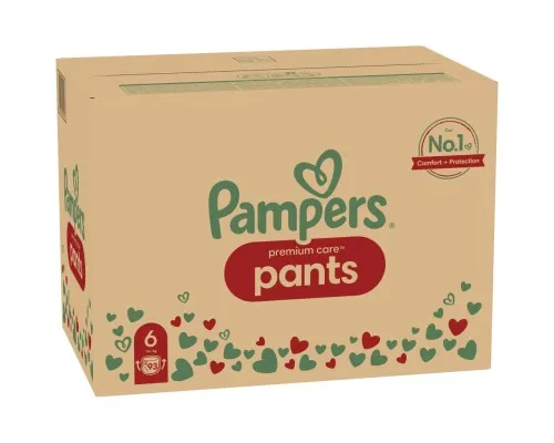 Підгузки Pampers трусики Pants Giant Розмір 6 (14-19 кг) 93 шт (8006540491010)