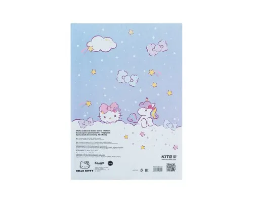 Білий картон Kite A4 Hello Kitty 10 аркушів (HK24-254)