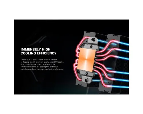 Кулер до процесора ID-Cooling SE-206-XT Full Black