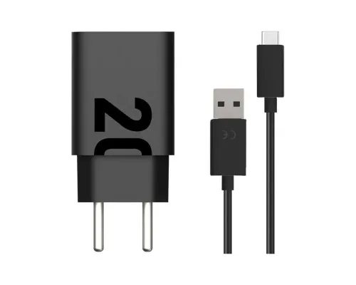 Зарядное устройство Motorola 20W USB-A + cable 1m USB-C (SJMC202-C) (1060547)