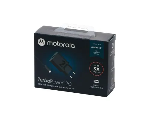 Зарядное устройство Motorola 20W USB-A + cable 1m USB-C (SJMC202-C) (1060547)