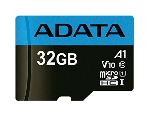 Карта пам'яті ADATA 32GB microSD class 10 UHS-I A1 Premier (AUSDH32GUICL10A1-RA1)