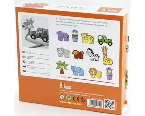 Развивающая игрушка Viga Toys Зоопарк (59549)