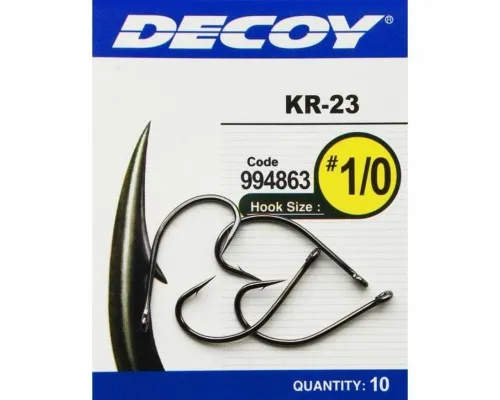 Гачок Decoy KR-23 Black Nickeled 02 (10 шт/уп) (1562.03.23)