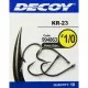 Крючок Decoy KR-23 Black Nickeled 02 (10 шт/уп) (1562.03.23)