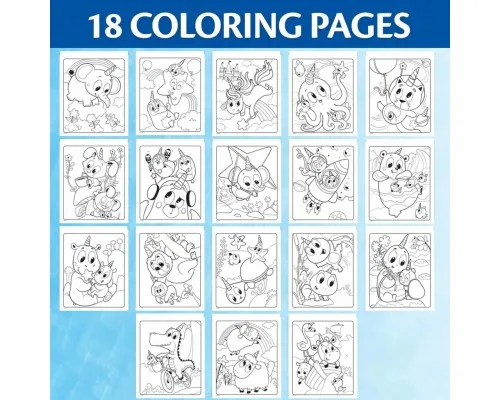 Набір для творчості Crayola Color Wonder Єдинорогі створіння Розмальовка (919069.018)