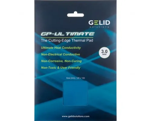 Термопрокладка Gelid Solutions GP-Ultimate Thermal Pad 120x120x3 mm (TP-GP04-S-E)