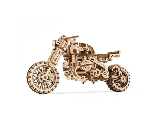 Конструктор Ugears Scrambler UGR-10 с мотоколяской (70137)