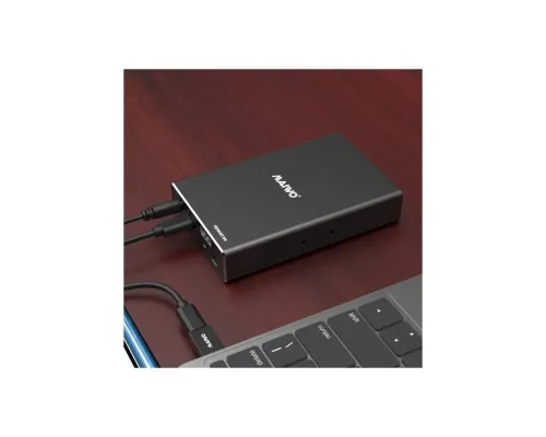 Карман внешний Maiwo 2*HDD 2.5 SATA/SSD up to 9.5mm USB3.1 GEN2 Type-C, RAID 0,1 (K25272C)