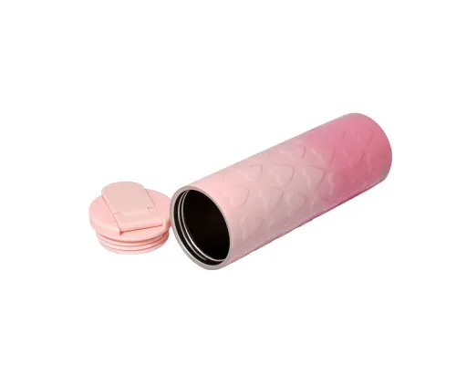 Поїльник-непроливайка Yes термочашка Pink Heart 420мл (707336)