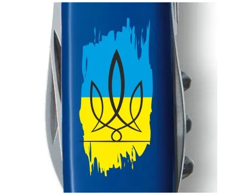 Ніж Victorinox Spartan Ukraine Blue Тризуб На Тлі Прапору (1.3603.2_T1026u)
