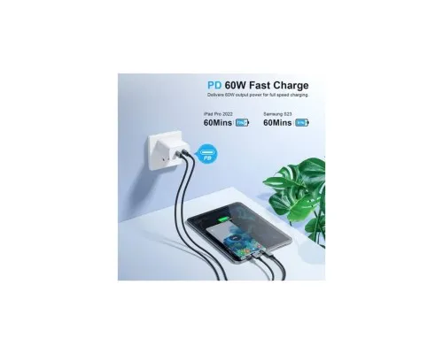 Дата кабель USB 2.0 Type-C to Type-C 1.8m 60W Choetech (XCC-1014-BK)
