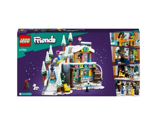 Конструктор LEGO Friends Праздничная горнолыжная трасса и кафе 980 деталей (41756)