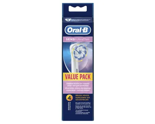 Насадка для зубной щетки Oral-B EB60 4 шт (4210201176688)