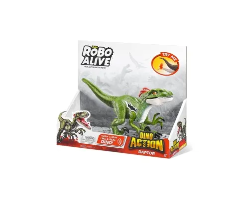 Інтерактивна іграшка Pets & Robo Alive серії Dino Action - Раптор (7172)