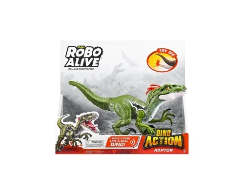 Інтерактивна іграшка Pets & Robo Alive серії Dino Action - Раптор (7172)