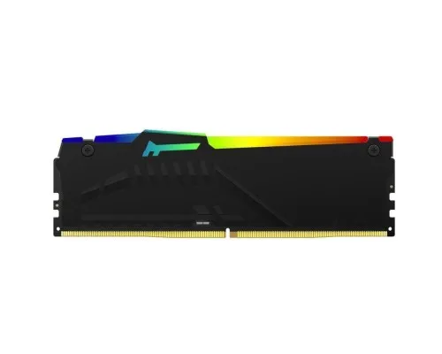 Модуль памяти для компьютера DDR5 16GB (2x8GB) 5600 MHz FURY Beast RGB Kingston Fury (ex.HyperX) (KF556C36BBEAK2-16)