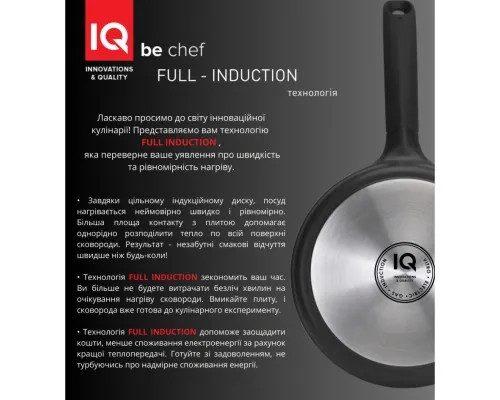 Сковорода IQ Be Chef універсальна 20 см (IQ-1144-20)