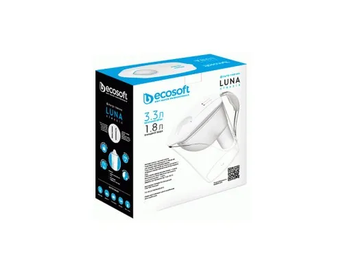 Система фильтрации воды Ecosoft Фільтр-глечик Luna Classic білий 3,3 л. (5904870070659)