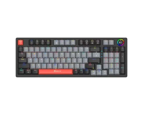 Клавиатура Xtrike ME GK-987 RGB Mechanical USB UA Grey/Black (GK-987GBRUA)