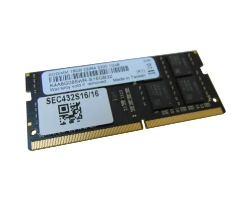 Модуль пам'яті для ноутбука SoDIMM DDR4 16GB 3200 MHz Samsung (SEC432S16/16)