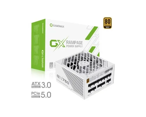 Блок живлення Gamemax 750W (GX-750 PRO WH (ATX3.0 PCIe5.0))