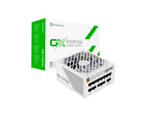 Блок живлення Gamemax 750W (GX-750 PRO WH (ATX3.0 PCIe5.0))