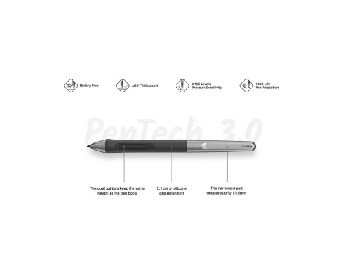 Графічний планшет Huion Inspiroy 2 L (H1061P)