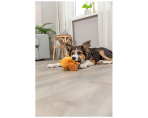 Игрушка для собак Trixie Белка с эффектом памяти 13 см оранжевая (4011905360201)