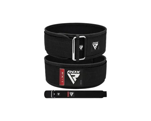 Атлетичний пояс RDX RX1 Weight Lifting Belt Black M (WBS-RX1B-M)