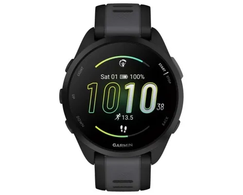 Смарт-часы Garmin Forerunner 165 Music, Black/Slate Grey, GPS (010-02863-30)