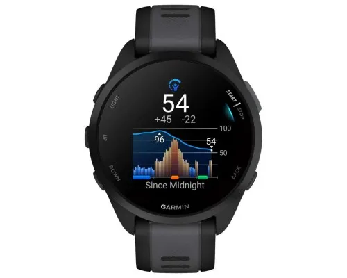 Смарт-часы Garmin Forerunner 165 Music, Black/Slate Grey, GPS (010-02863-30)