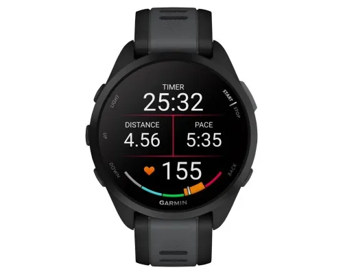 Смарт-часы Garmin Forerunner 165 Music, Black/Slate Grey, GPS (010-02863-30)