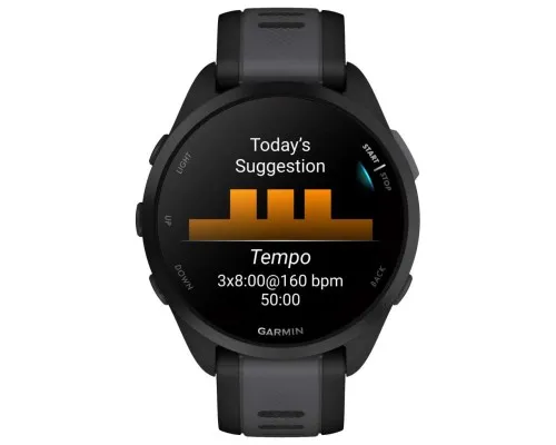 Смарт-часы Garmin Forerunner 165 Music, Black/Slate Grey, GPS (010-02863-30)