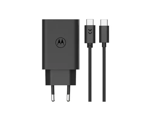 Зарядний пристрій Motorola 30W USB-C + cable 1m C-C (SJMC302) (1060546)