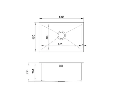 Мийка кухонна Nett NB-6845 (131520)