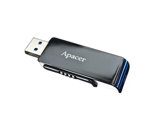 USB флеш накопитель Apacer 16GB AH350 Black RP USB3.0 (AP16GAH350B-1)