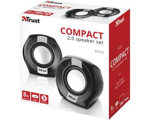 Акустична система Trust Polo Compact 2.0 Speaker Set black (20943)