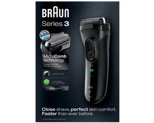 Електробритва Braun Series 3 3020 Black