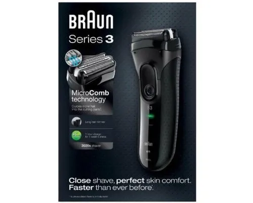 Электробритва Braun Series 3 3020 Black