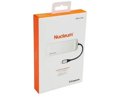 Концентратор Kingston Nucleum USB-C (C-HUBC1-SR-EN)