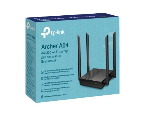 Маршрутизатор TP-Link ARCHER A64 (ARCHER-A64)