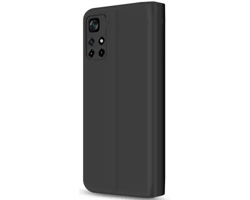 Чехол для мобильного телефона MakeFuture Xiaomi Poco M4 Pro 5G Flip (Soft-Touch PU) Black (MCP-XPM4P5GBK)