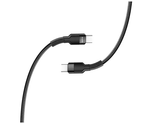 Дата кабель USB Type-C to Type-C 1.0m 3.0A black ColorWay (CW-CBPDCC047-BK)
