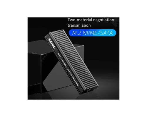 Карман внешний Maiwo M.2 SSD NVMe/SATA combo USB3.1 GEN2 Type-C al. (K1687P2)