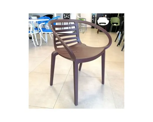 Кухонний стілець PAPATYA mambo, сіро-коричневе (2329)
