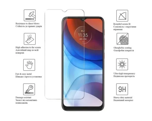Скло захисне Drobak Motorola Moto E20 (606083)